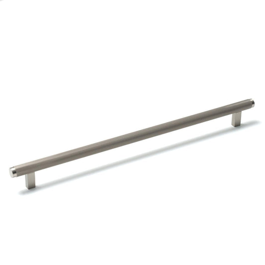 Momo Bellevue 320mm Lined Bar Cabinet Pull Handle Dull Brushed Nickel