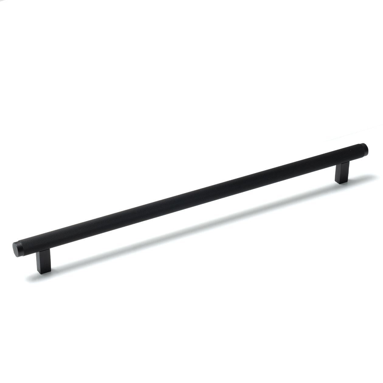 Momo Bellevue 320mm Lined Bar Cabinet Pull Handle Matt Black