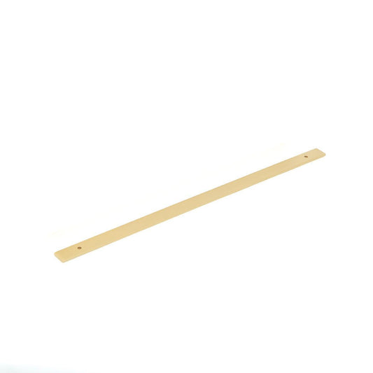 Momo Bellevue 320mm Plain Backplate Brushed Satin Brass