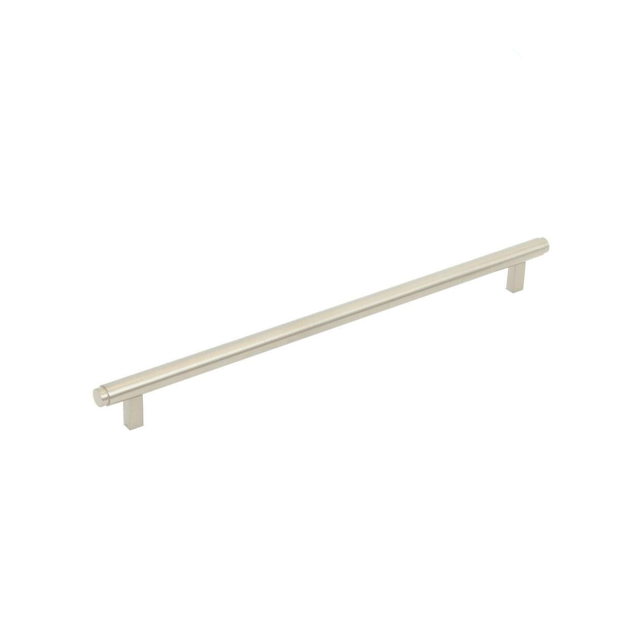 Momo Bellevue 320mm Plain Bar Cabinet Pull Handle Dull Brushed Nickel