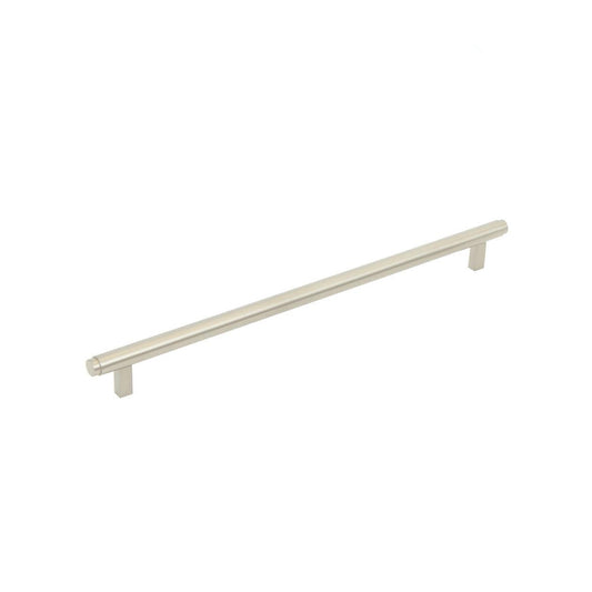 Momo Bellevue 320mm Plain Bar Cabinet Pull Handle Dull Brushed Nickel