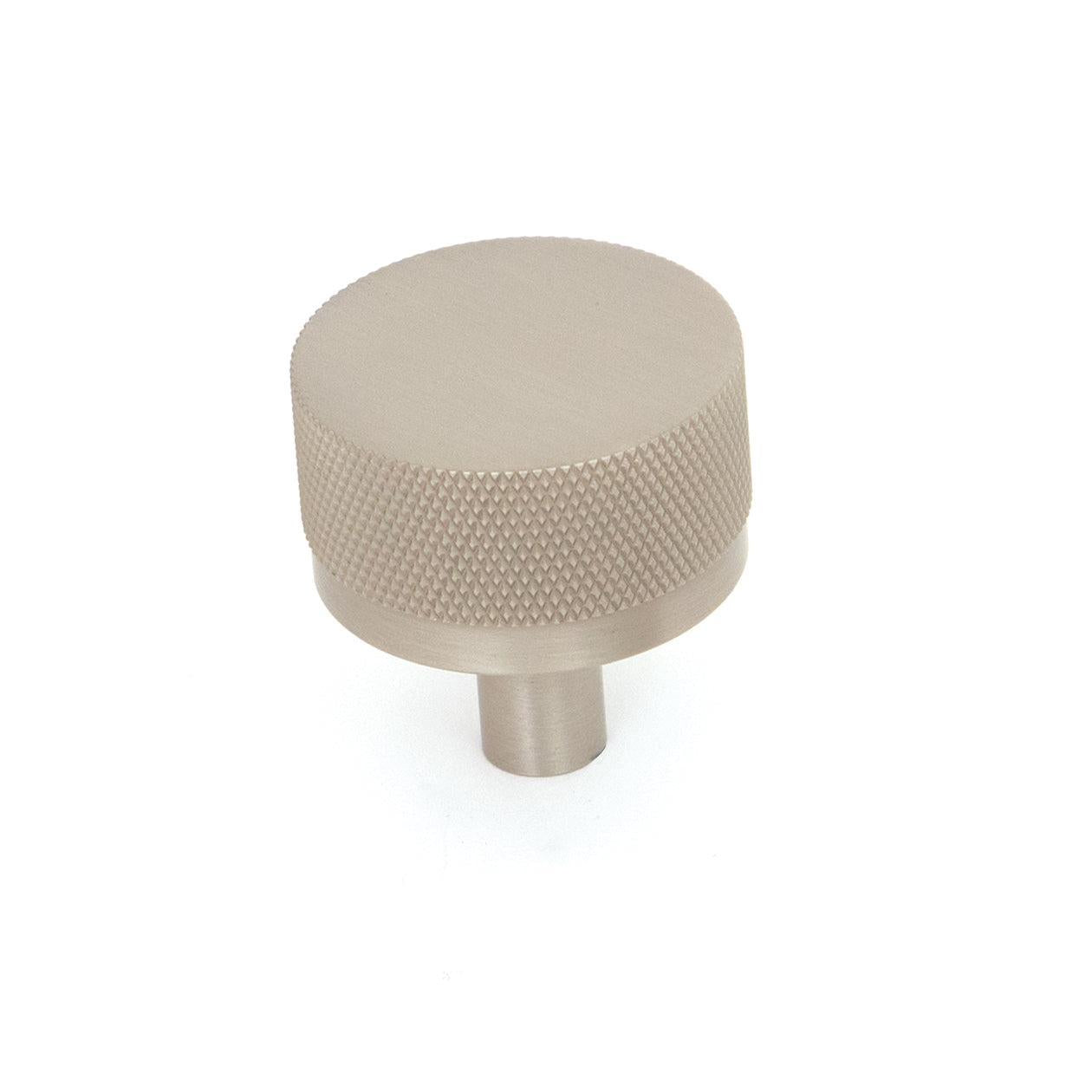 Momo Bellevue 35mm Knurled Cupboard Knob Dull Brushed Nickel