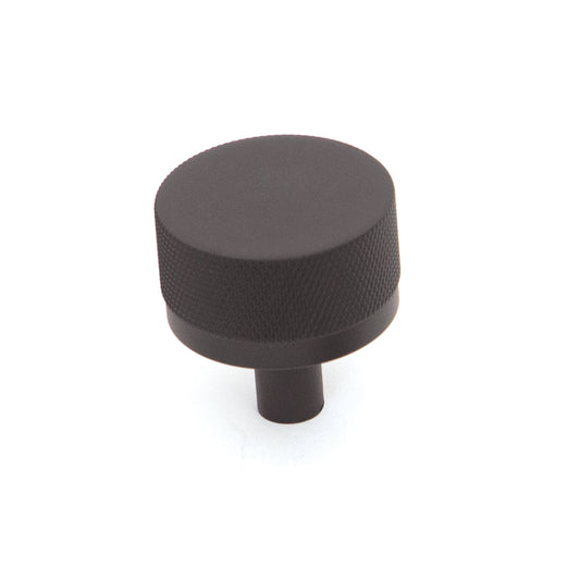 Momo Bellevue 35mm Knurled Cupboard Knob Matt Black
