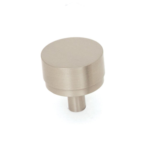 Momo Bellevue 35mm Plain Cupboard Knob Dull Brushed Nickel