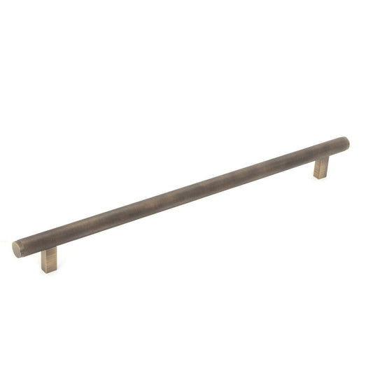 Momo Bellevue 416mm Knurled Appliance Cabinet Pull Handle Dark Brushed Brass