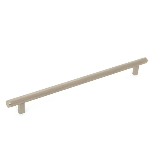 Momo Bellevue 416mm Knurled Appliance Cabinet Pull Handle Dull Brushed Nickel