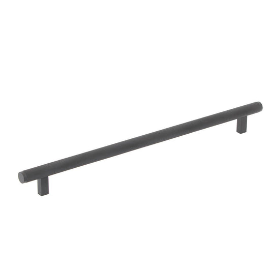 Momo Bellevue 416mm Knurled Appliance Cabinet Pull Handle Matt Black