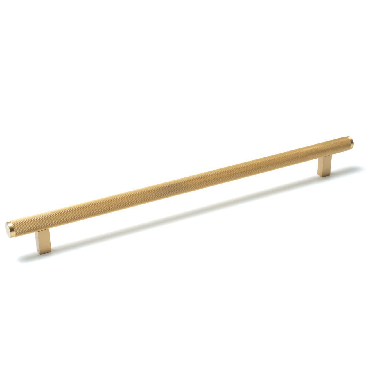 Momo Bellevue 416mm Lined Appliance Cabinet Pull Handle Brushed Satin Brass