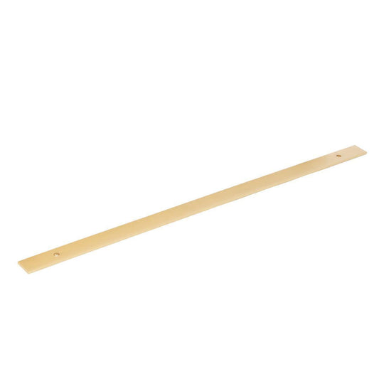 Momo Bellevue 416mm Plain Backplate Brushed Satin Brass