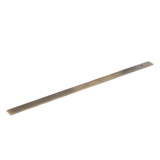 Momo Bellevue 416mm Plain Backplate Dark Brushed Brass