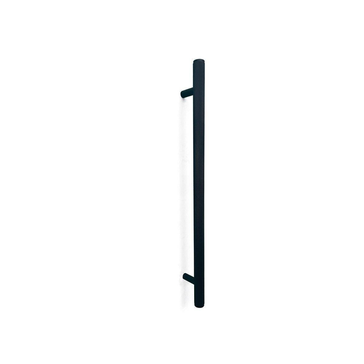 Momo Bellevue Knurled Door Pull Handle Matt Black