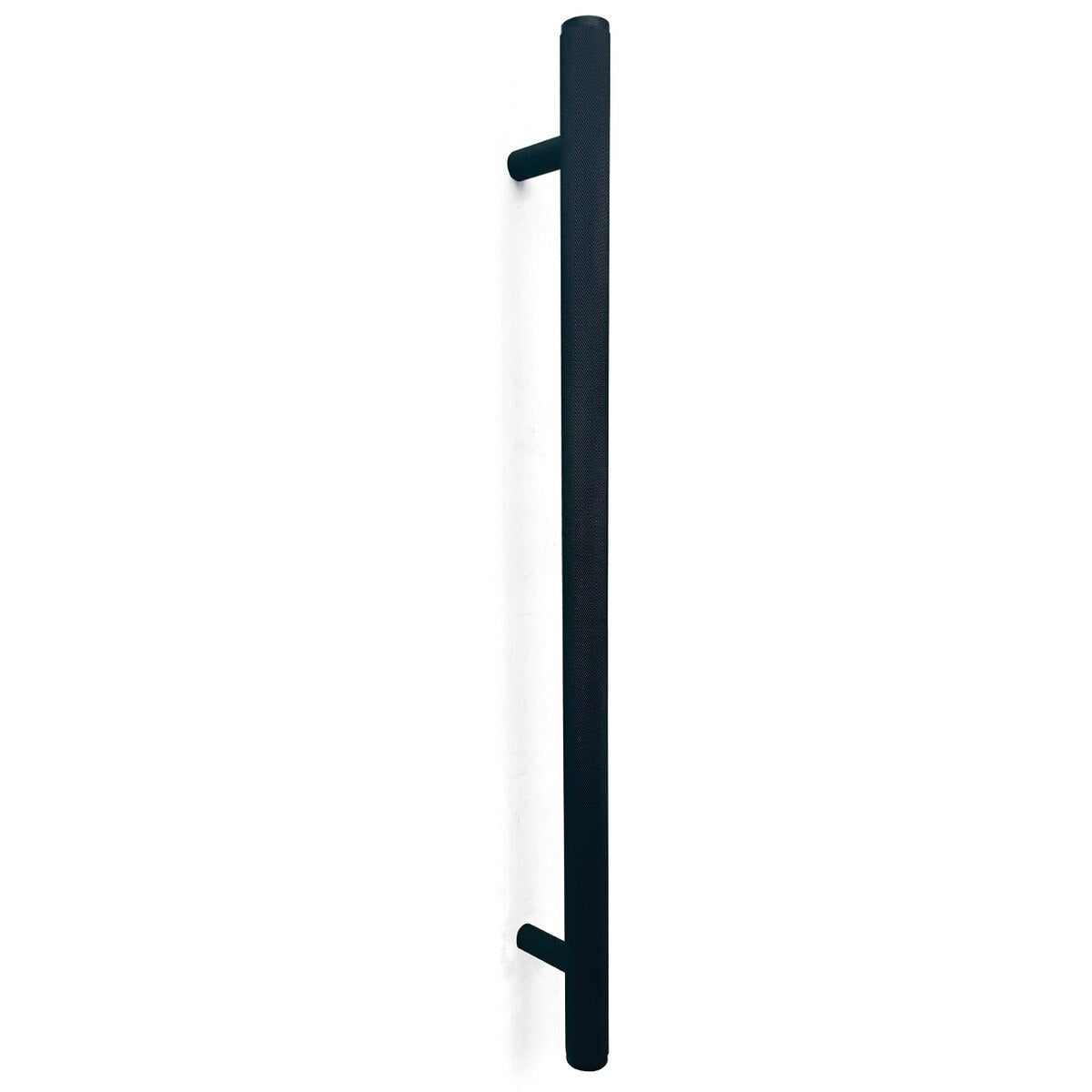 Momo Bellevue Knurled Entry Door Pull Handle Matt Black