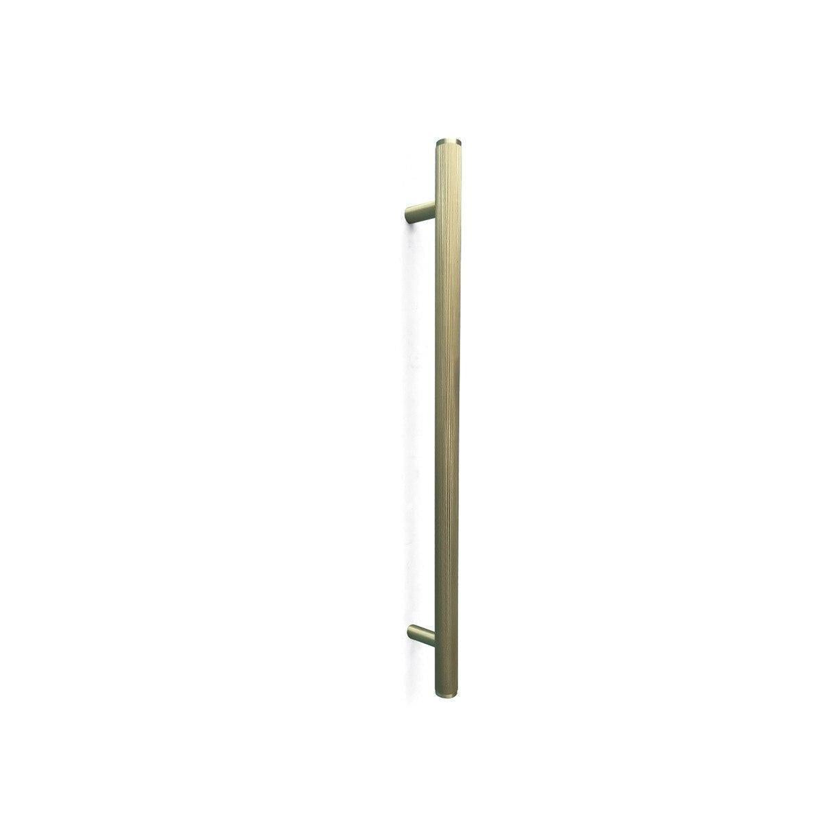 Momo Bellevue Lined Door Pull Handle Brushed Satin Brass