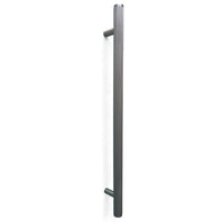Momo Bellevue Lined Entry Door Pull Handle Dull Brushed Nickel