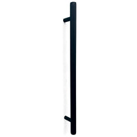 Momo Bellevue Lined Entry Door Pull Handle Matt Black