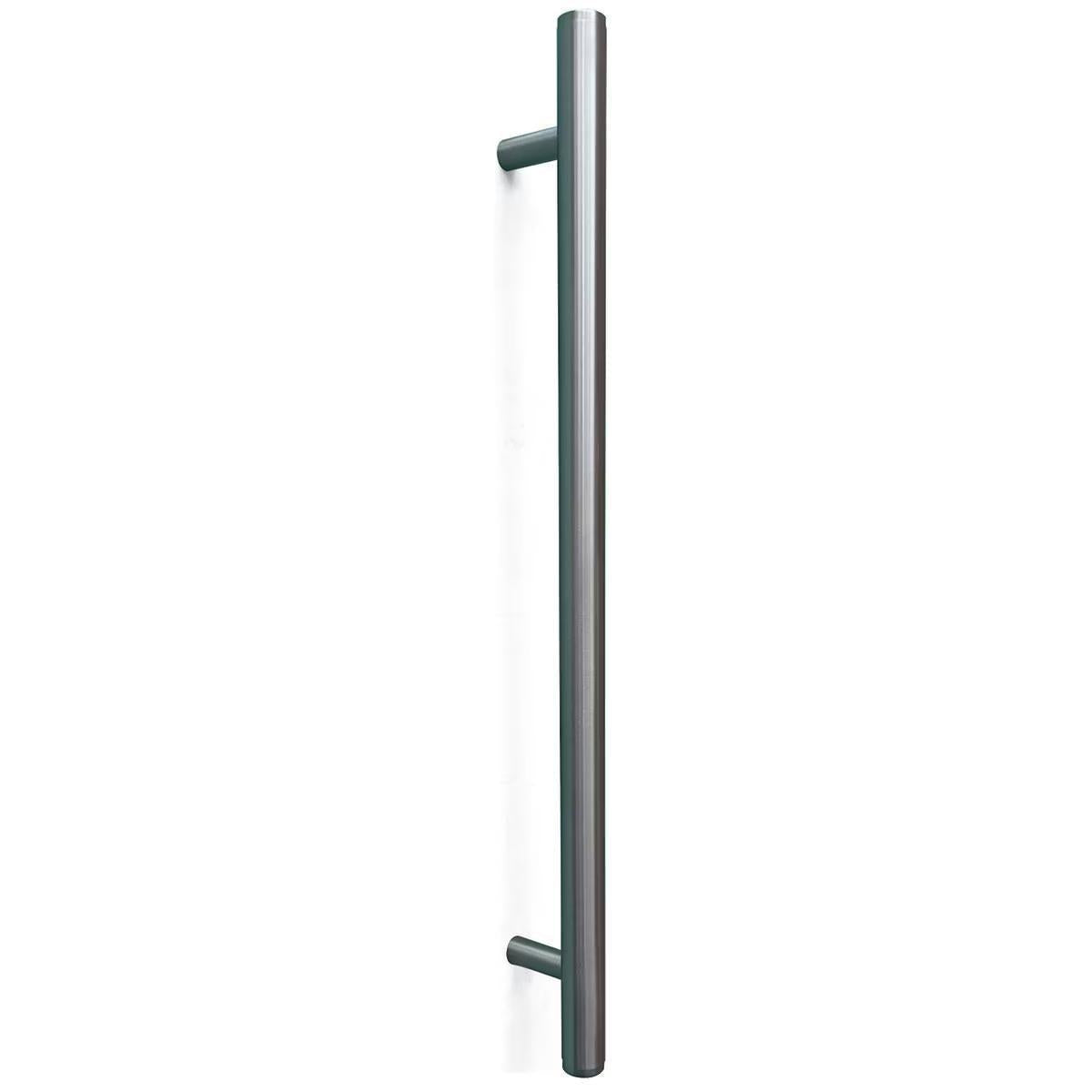 Momo Bellevue Plain Entry Door Pull Handle Dull Brushed Nickel