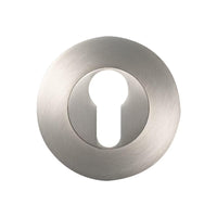 Momo Euro Cylinder Escutcheon Set Dull Brushed Nickel