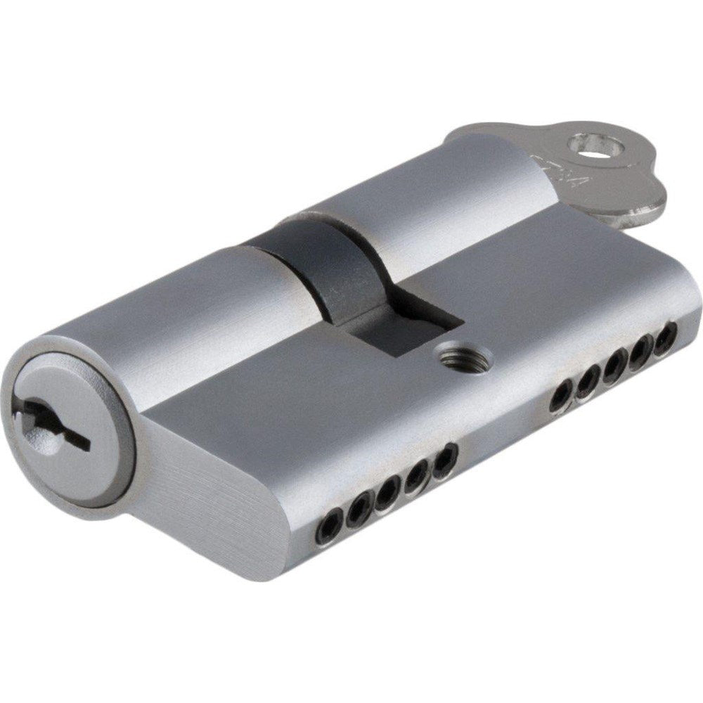 SDG Euro Cylinder Dual Function 5 Pin Brushed Chrome L65mm