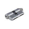 SDG Euro Cylinder Dual Function 5 Pin Brushed Chrome L80mm