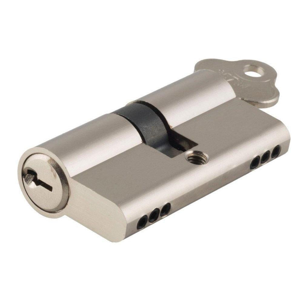 SDG Euro Cylinder Key Key 3 Pin Satin Nickel L45mm