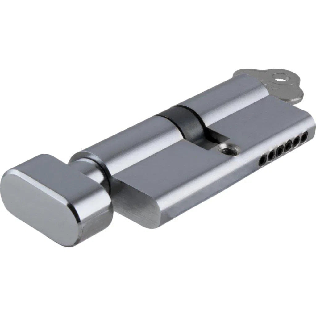 SDG Euro Cylinder Key Thumb 5 Pin Polished Chrome L65mm