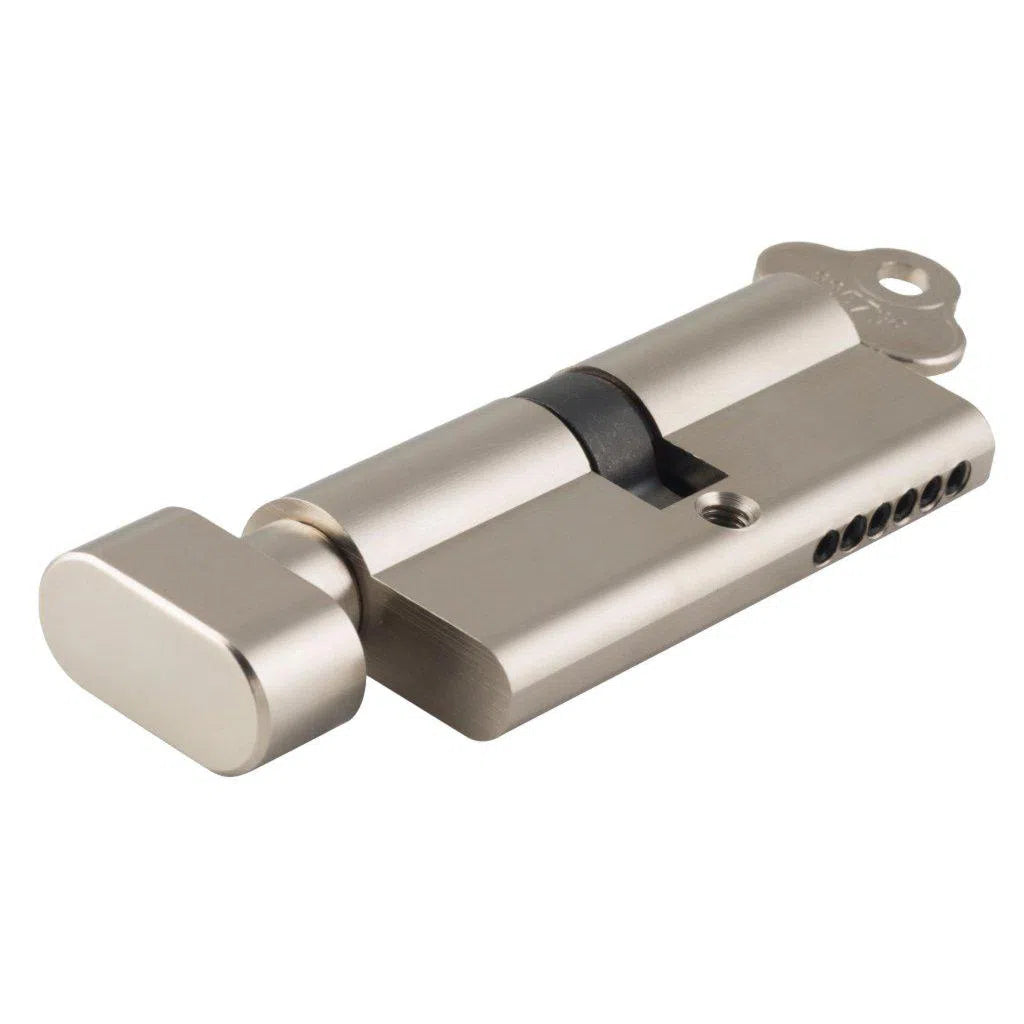 SDG Euro Cylinder Key Thumb 5 Pin Satin Nickel L65mm