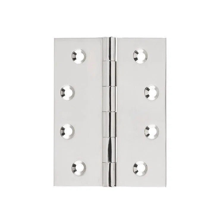 SDG Hinge Fixed Pin Polished Nickel W75mm