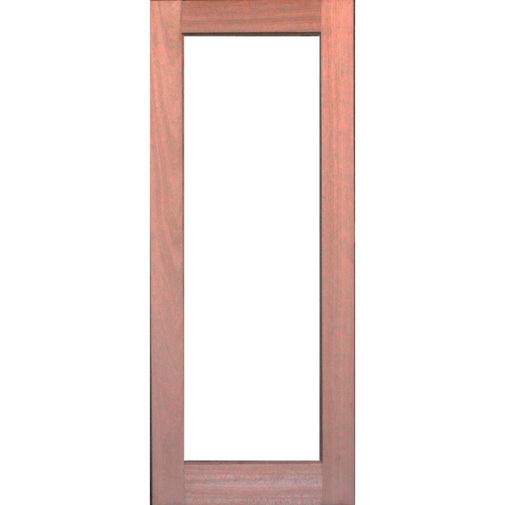 Solid Exterior 1 Glass Panel French Door