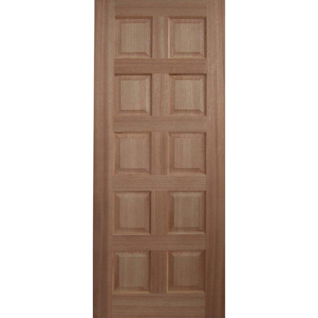 Solid Exterior 10 Panel Door