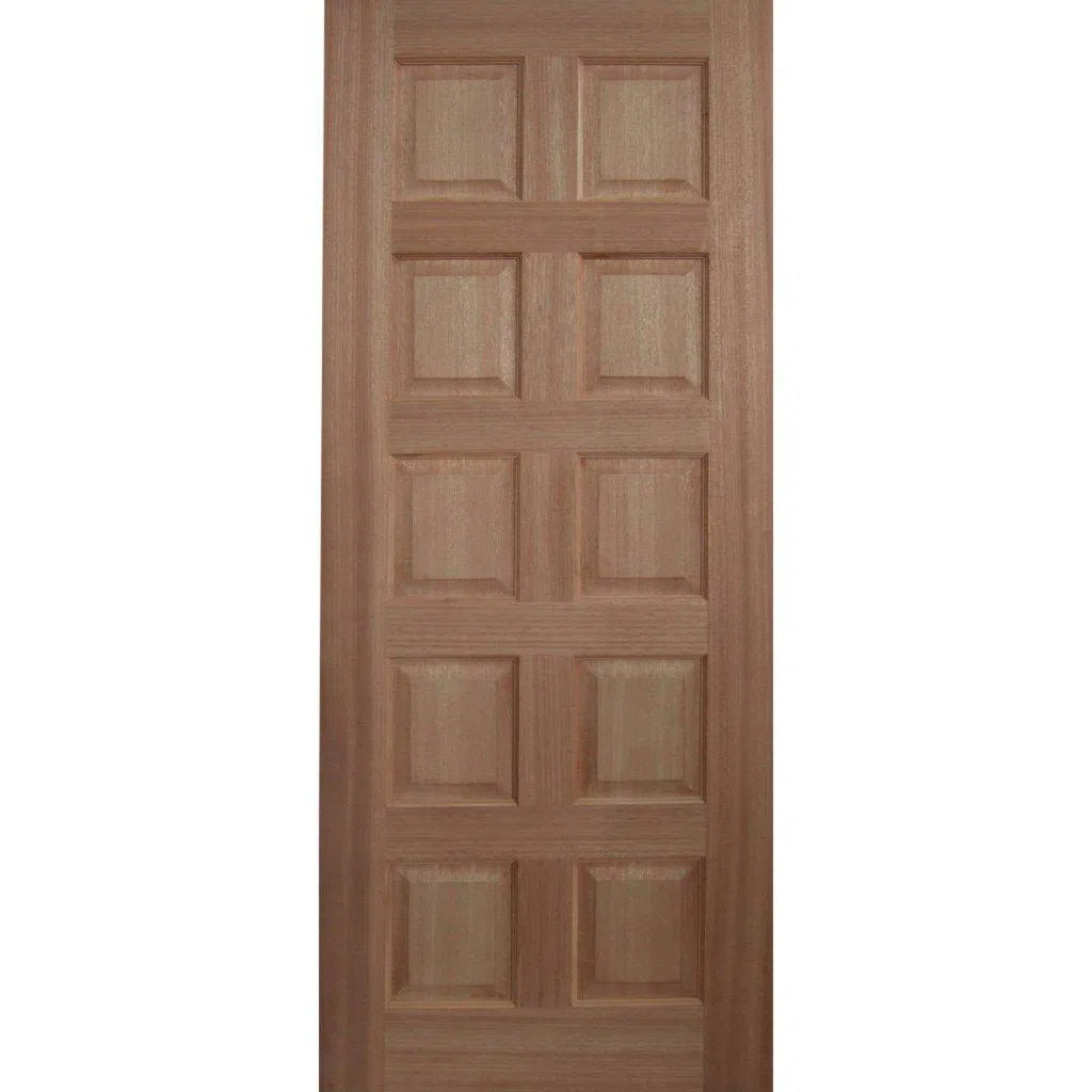 Solid Exterior 10 Panel Door