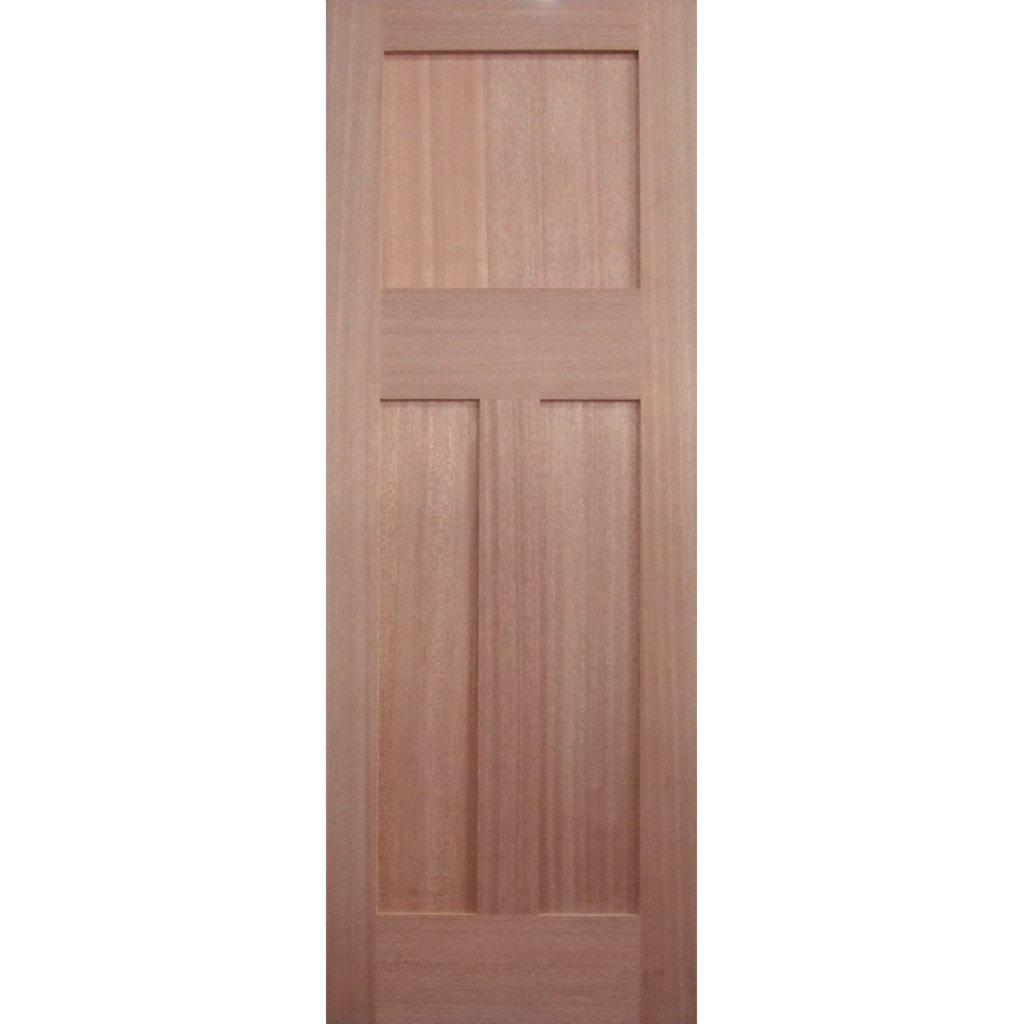Solid Exterior 3 Panel Bungalow Door