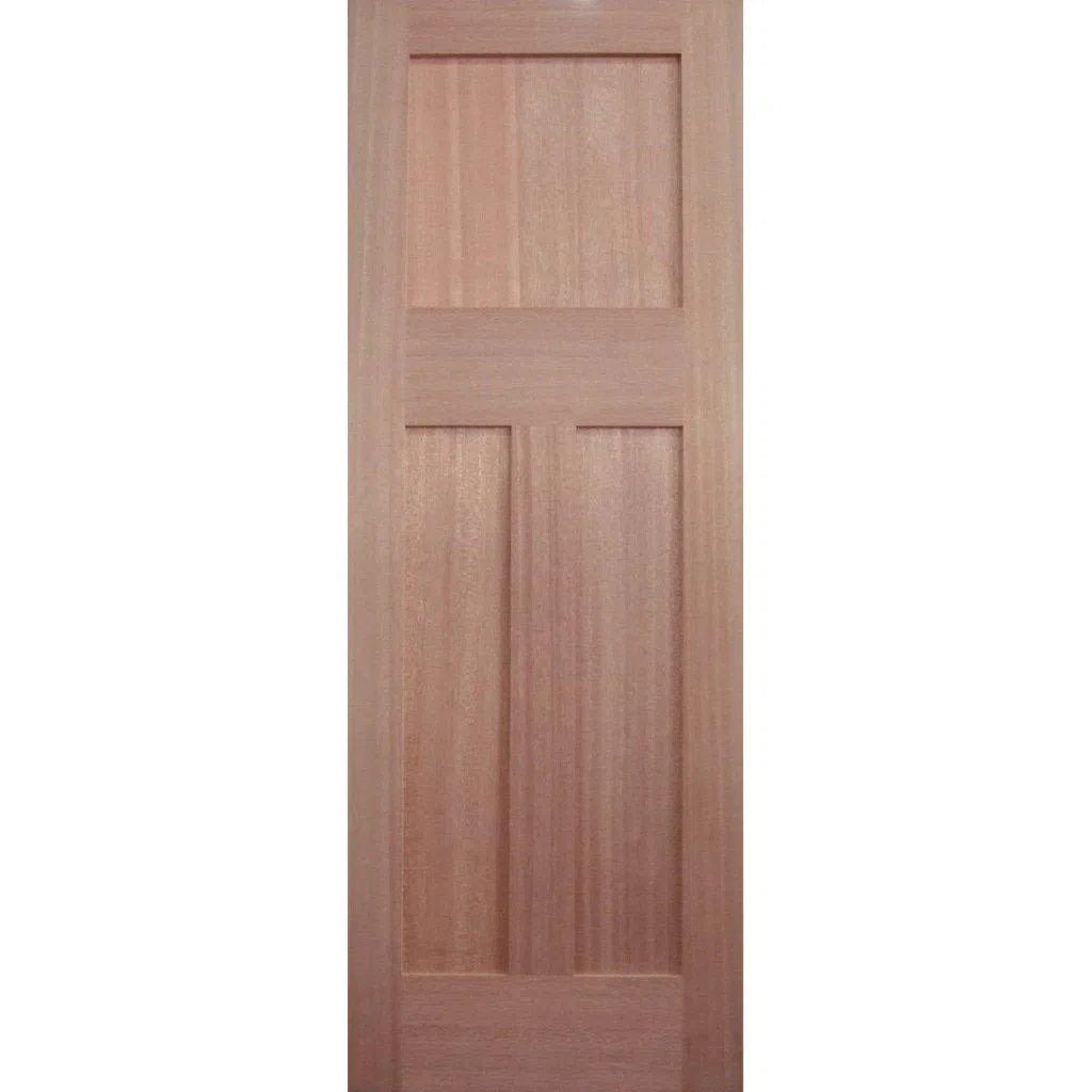 Solid Exterior 3 Panel Bungalow Door