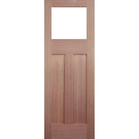 Solid Exterior 3 Panel Glass Door
