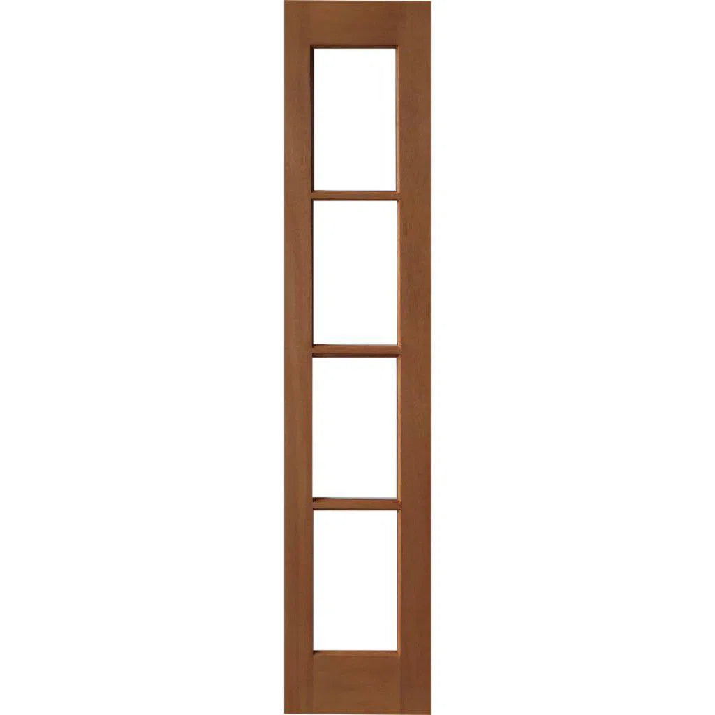 Solid Exterior 4 Glass Panel French Door Sidelight