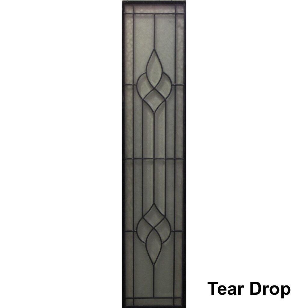Solid Exterior 4 Panel Classic Glass Door