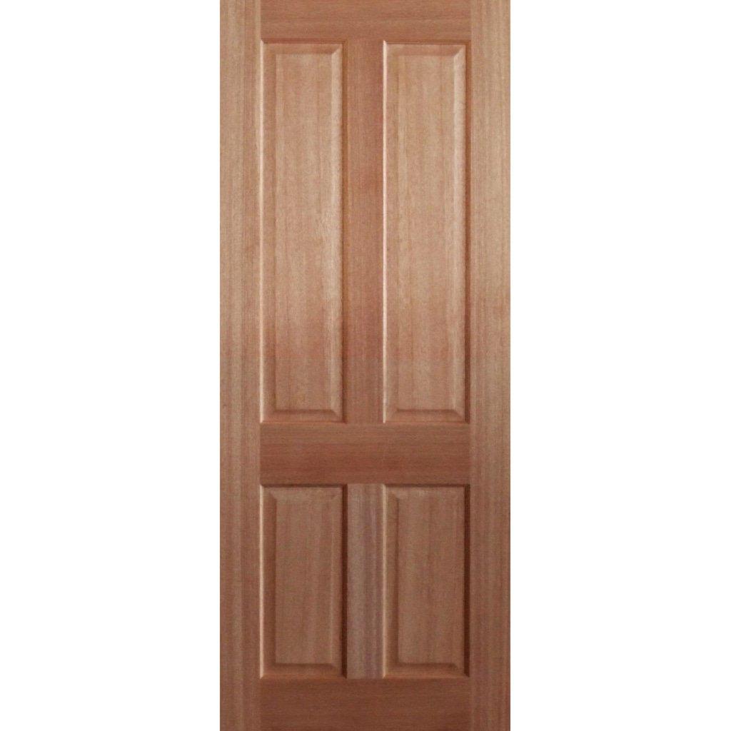 Solid Exterior 4 Panel Colonial Door