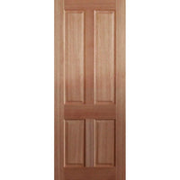 Solid Exterior 4 Panel Colonial Door