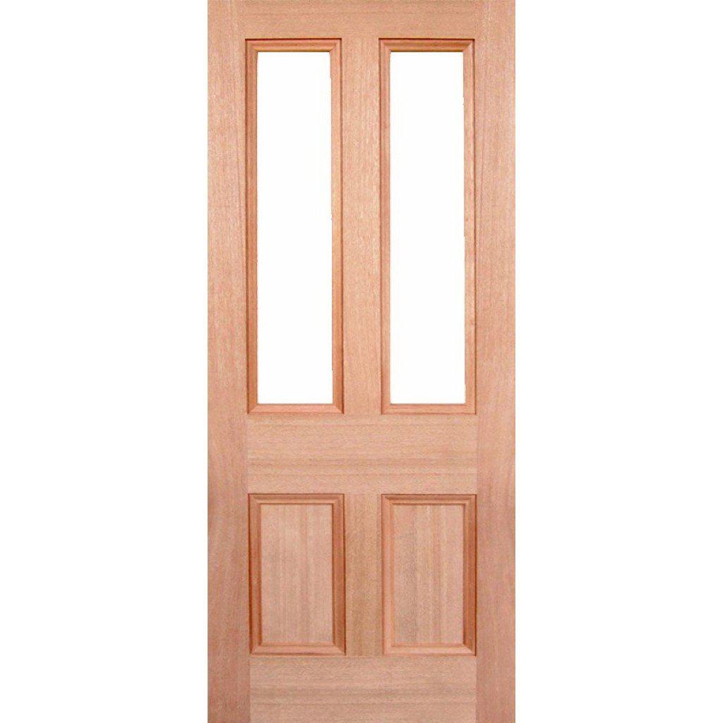Solid Exterior 4 Panel Victorian Glass Door