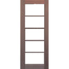 Solid Exterior 5 Glass Panel French Door