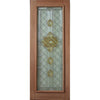 Solid Exterior Anglican Triple Glazed Leadlight Panel Door With Heavy Moulding