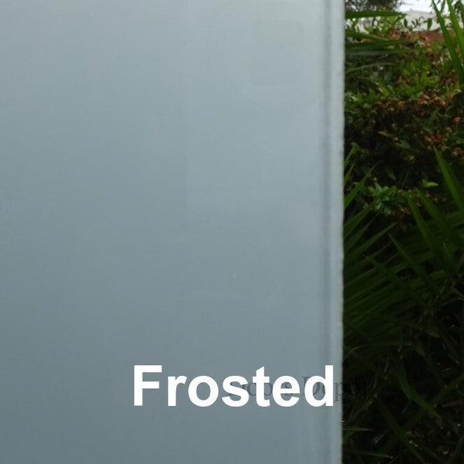 Solid Exterior Bush Fire 4 Horizontal Glass Panel Door