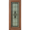 Solid Exterior Floral Diamond Triple Glazed Leadlight Panel Door With Heavy Moulding