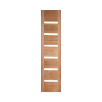 Solid Exterior Horizontal 6 Glass Panel Sidelight