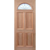 Solid Exterior Triple Glazed Leadlight Doors With Heavy Moulding