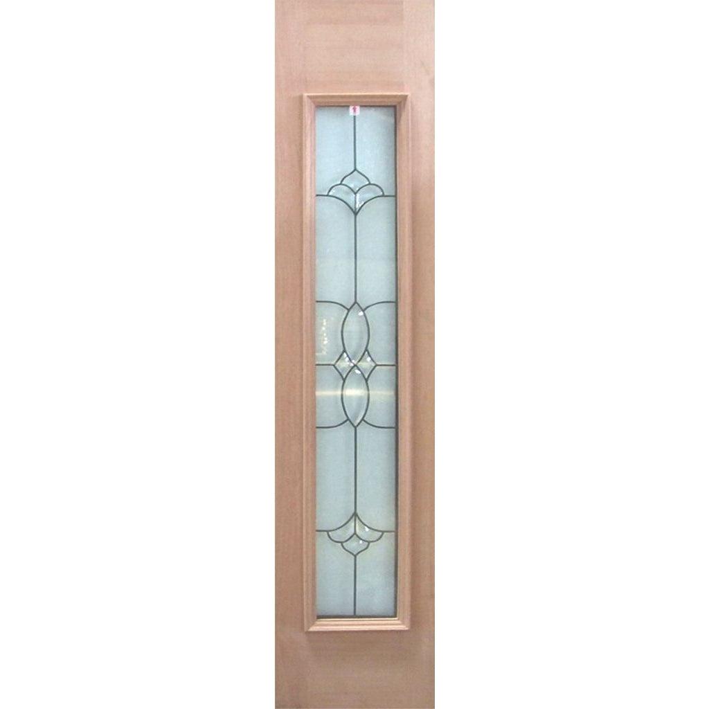 Solid Exterior Triple Glazed Leadlight Side With Heavy Moulding