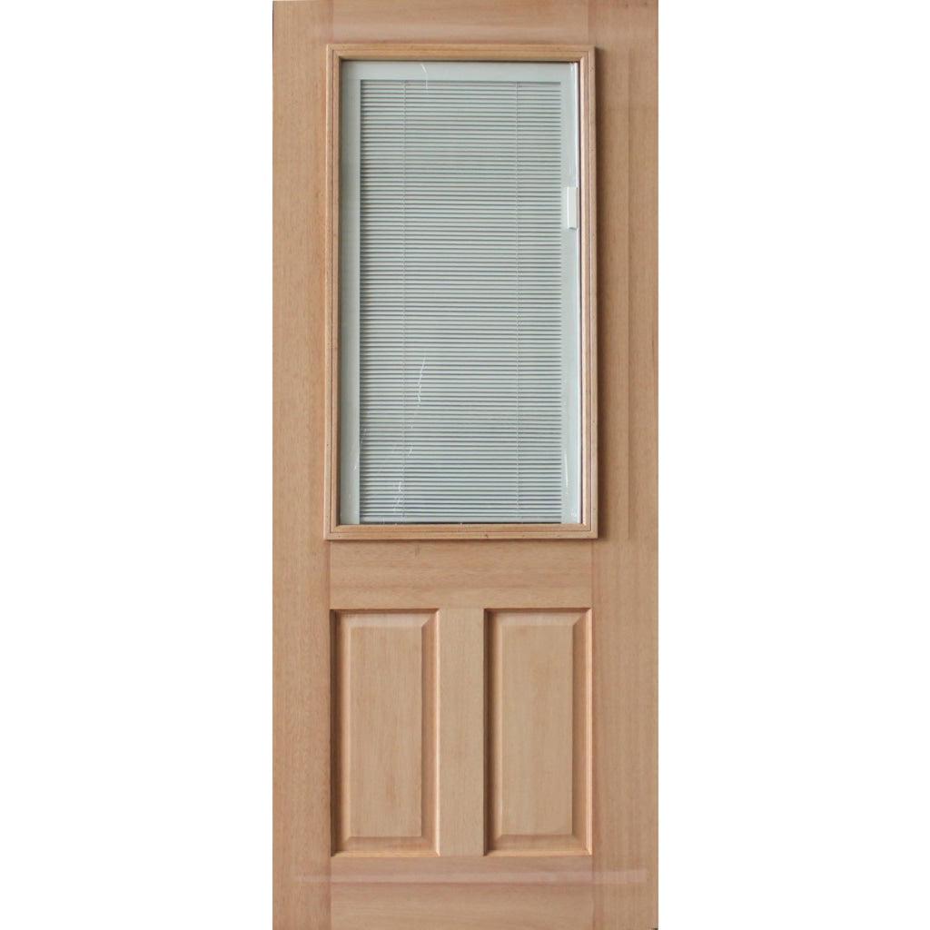 Solid Exterior Venetian Blind Integrated Half Door