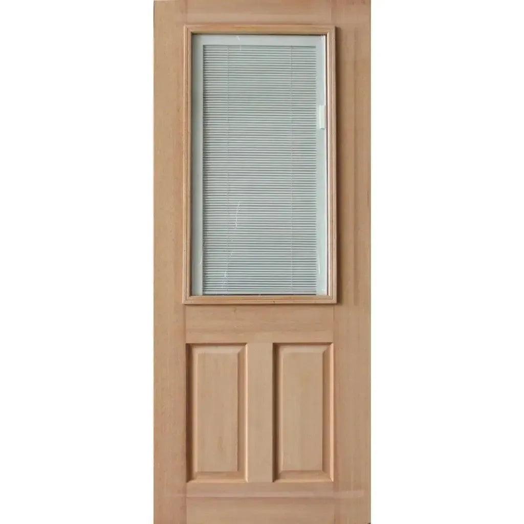 Solid Exterior Venetian Blind Integrated Half Door