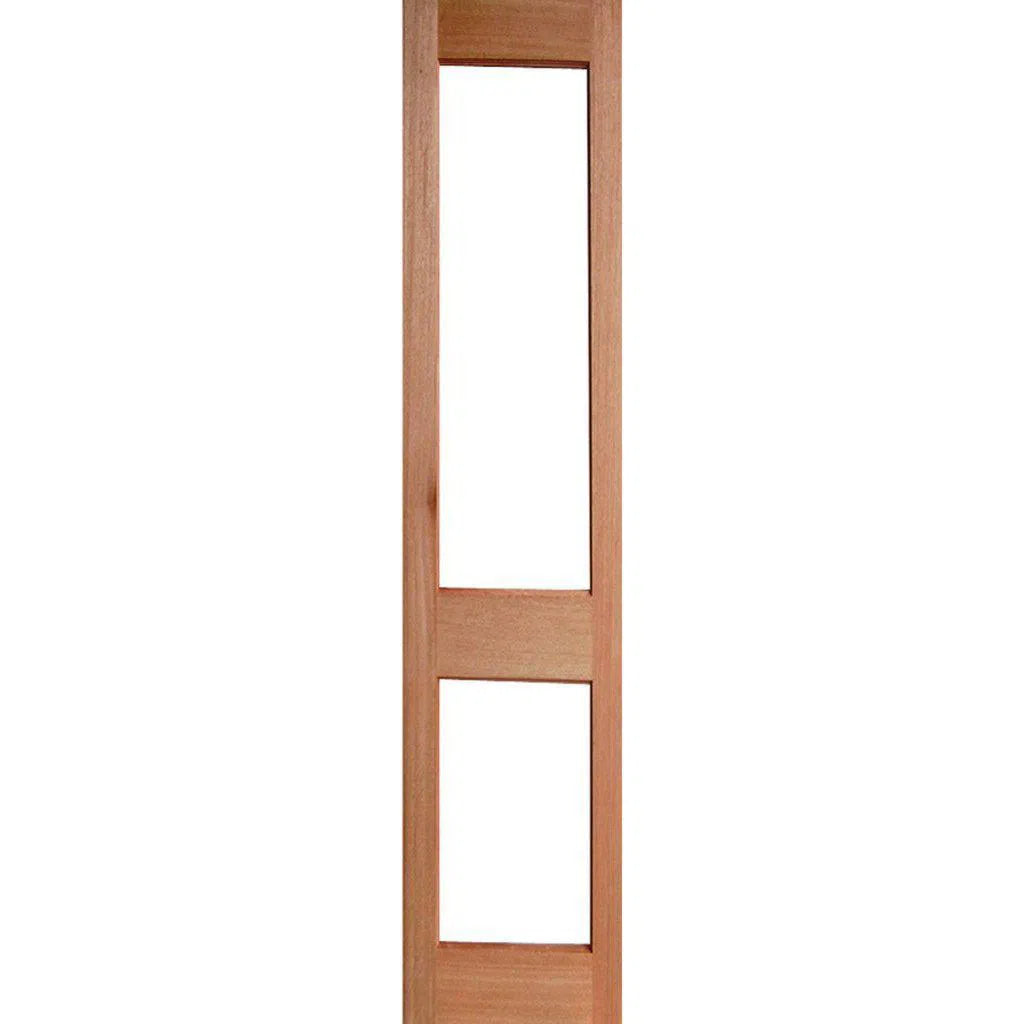 Solid Interior 2 Glass Panel French Door Sidelight