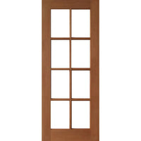 Solid Interior 8 Glass Panel French Door