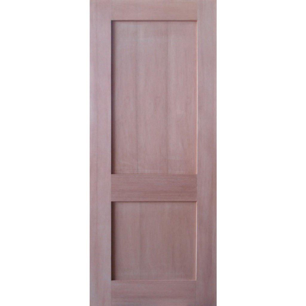 Solid Interior Flat 2 Panel Door